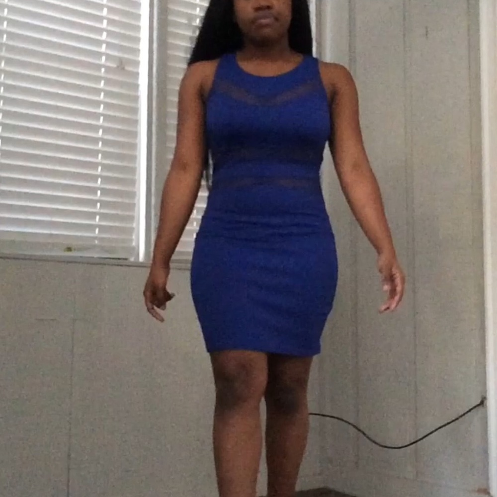Blue dress